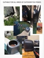 Automatic Fish Feeder for Pond, Pond Feeder, Automatic koi Fish Feeder for Pond Outdoor, Fish Feeder Automatic Dispenser for a Vacation Away and Prevent Sunstroke(10L-Battery Powered) - Image 6