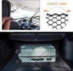 Dog Car Net Barrier for SUV - Pet Car Divider Back Seat Barrier Net, Easy to Install and Remove,Adjustable Car Dog Divider for Trucks, SUV, Vans, Car Net Organizer Storage Bag (47 * 27 inches) - Image 8