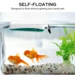 KEDSUM Magnetic Aquarium Tank Algae Scrapers, 2-in-1 Fish Tank Glass Cleaner, Floating Scrubber Clean Brush with 2 Blades [Scratch-Free, Non-Slip, Magnetizing] (XL) - Image 5