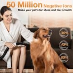 Dog Dryer for Pet Grooming, High-Velocity Force Blow Dryer, Super Quiet Dog Hair Dryer with 3 Nozzles & Adjustable Speed & 3 Temperature for Dog & Cat - Image 6