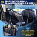 A Different Backseat Cover for Dogs in Car | with Removable Absorbent MAT | Care in Every Detail | 3xTHICK | Back Seat Extender for Dogs Hard Bottom | Soft Surface | EPE Foam | Safe | Holds 400lb - Image 5