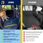 A Different Backseat Cover for Dogs in Car | with Removable Absorbent MAT | Care in Every Detail | 3xTHICK | Back Seat Extender for Dogs Hard Bottom | Soft Surface | EPE Foam | Safe | Holds 400lb - Image 7