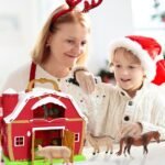 Red Barn and Farm Animal Figures Playset, 20Pack Preschool STEM Toys for Kids - Image 7