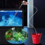 5 in1 Aquarium Gravel Cleaner Water Changer Glass Scraper Fish Tank Sand Wash Pump Kit with Air-Pressing Button and Adjustable Water Flow Controller Clamp for Fish Tank Gravel-Cleaning - Image 5