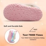 JIASUQI Kids Girls Boys Winter Warm Cozy Plush House Slippers Shoes Toddlers Fur Walking Shoes - Image 7