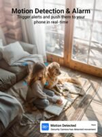 Cameras for Home Security, 2.4G HZ Security Camera, 1080p HD Dog-Camera, Motion Detection for Baby and Pet Monitor, Cloud & SD Card Storage - Image 3