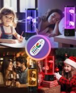 Jellyfish Lamp, Jellyfish Aquarium Lamp with 17 Light Effects - Table Lamp Night Light Mood Lamp with Remote, Jelly Fish Tank Aquarium for Living Room, Christmas Birthday Gifts for Kids - Image 6