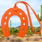 Horseshoes Keychain, Horse Shoe, Good Luck Keyring, Cowboy Keychain, Lucky Gift, Western Charm PU Leather Unique - Image 3