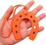 Horseshoes Keychain, Horse Shoe, Good Luck Keyring, Cowboy Keychain, Lucky Gift, Western Charm PU Leather Unique - Image 7