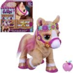 FurReal Cinnamon, My Stylin’ Pony Toy, 14-Inch Electronic Pets, 80+ Sounds & Reactions, 26 Accessories, Interactive Toys for 4 Year Old Girls and Boys and Up - Image 4