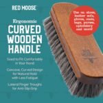 Horsehair Shoe Brush - Shoe Polish Brush for Leather, Boots, Shine - Red Moose - Image 6