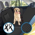 Dog Car Seat Cover for Back Seat Dog Seat Cover with Storage Pocket Dog Hammock Protects Against Dirt Dog Seat Covers for Cars Scratch Prevention Fits for SUVs and Trucks 54"x 58", Black - Image 7