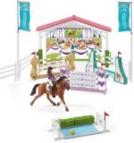 Schleich Horse Club, 36-Piece Playset, Horse Toys for Girls and Boys Ages 5-12, Friendship Horse Tournament - Image 9