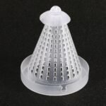 Leadigol 4PCS Aquarium Fish Food Basket Cone Feeder,Feeding Cone Cup Plant Cup Plastic Fish Feeder with Sucker for Aquarium - Image 5