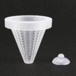 Leadigol 4PCS Aquarium Fish Food Basket Cone Feeder,Feeding Cone Cup Plant Cup Plastic Fish Feeder with Sucker for Aquarium - Image 7