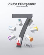 Lotour Weekly Pill Organizer 2 Times a Day with PU Leather Bag, Large 7 Day Travel Pill Box, Am Pm Daily Pill Case, Portable Pill Holder Container for Medication, Vitamins, Fish Oil - Image 4