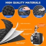 MDQ Dog Car Seat Cover for Pets 100% Waterproof Dog Car Hammock, Scratch Proof, Nonslip, 600D Heavy Duty Backseat Pet Seat Covers for Cars Trucks and SUVs - Image 6