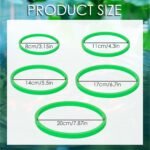 10 Pcs Fish Feeding Ring Round Floating Feeding Circle for Fish Tank Floating Food Ring Floating Plant Ring for Betta, Goldfish, and Small Fish (Green, Black) - Image 5