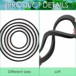 10 Pcs Fish Feeding Ring Round Floating Feeding Circle for Fish Tank Floating Food Ring Floating Plant Ring for Betta, Goldfish, and Small Fish (Green, Black) - Image 6