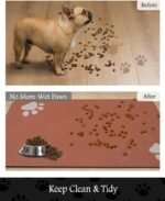 Pet Feeding Mat-Absorbent Dog Mat for Food and Water Bowl-No Stains Quick Dry Dog Water Dispenser Mat-Dog Accessories Pet Supplies-Dog Water Bowl for Messy Drinkers - Image 4