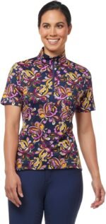 Kerrits Summer Ride Ice Fil Short Sleeve Shirt - Print - Image 3