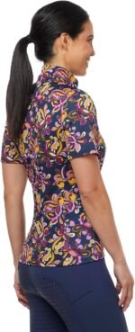 Kerrits Summer Ride Ice Fil Short Sleeve Shirt - Print - Image 4