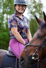 Kerrits Summer Ride Ice Fil Short Sleeve Shirt - Print - Image 7