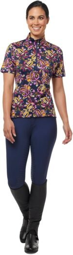 Kerrits Summer Ride Ice Fil Short Sleeve Shirt - Print - Image 8