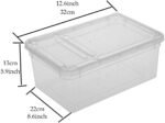 Reptile Small Snake Feeding Box Lizard Tarantula Habitat Cage Hatching Container Transparent Portable Plastic Mini Pet Houses for Scorpion Spider Frog - Image 7