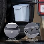 Kurgo Tailgate Dumpster for Dog Garbage and Poop Bags, Magnet Trash Bin for Cars, Car Waste Basket for Pets, Attaches to Tailgate or Bumper, Pet Travel Accessories, Easy to Clean - Image 4