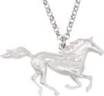 BONSNY Enamel Running Horse Necklace Pendant Chain Zinc Alloy Animals Lovers Gifts for Girls - Image 6