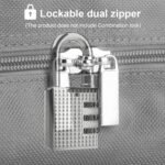 Medicine Pill Bottle Organizer Bag, Large Travel Pill Case Box and Storage, Lockable Vitamins Pill Carrier for Drug, Fish Oil, Medical Supplies (Gray) - Image 4