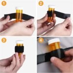 Medicine Pill Bottle Organizer Bag, Large Travel Pill Case Box and Storage, Lockable Vitamins Pill Carrier for Drug, Fish Oil, Medical Supplies (Gray) - Image 6