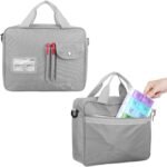 Medicine Pill Bottle Organizer Bag, Large Travel Pill Case Box and Storage, Lockable Vitamins Pill Carrier for Drug, Fish Oil, Medical Supplies (Gray) - Image 7