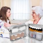 Medicine Pill Bottle Organizer Bag, Large Travel Pill Case Box and Storage, Lockable Vitamins Pill Carrier for Drug, Fish Oil, Medical Supplies (Gray) - Image 8