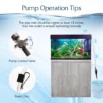 Aquarium Vacuum Gravel Cleaner Kit,Fish Tank Cleaning Kit with Two Tubes and Fish Net,Aquarium Siphon for Cleaning Water and Sand,Fit for Most Fish Tank - Image 5