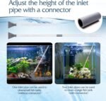 Aquarium Vacuum Gravel Cleaner Kit,Fish Tank Cleaning Kit with Two Tubes and Fish Net,Aquarium Siphon for Cleaning Water and Sand,Fit for Most Fish Tank - Image 6