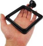 7 Pack Aquarium Fish Feeding Ring Floating Food Feeder, Square Shape with Suction Cup, Black - Image 5