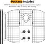 LOOBANI Dog Car Barrier for SUVs, Cars, Vehicles and Trucks Cargo Area, Universal Fit Adjustable Heavy-Duty Pet Divider Gate with Metal Mesh for Safety Driving Travel Accessories - Image 10