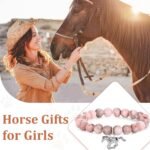NatuBeau Gifts for Dog Lovers, Dog Mom Gifts for Women, Natural Stone Dog Mom Bracelets with Gift Card, Horse Gifts Hummingbird Gifts Flamingo Gifts for Women Mothers Day Christmas - Image 3
