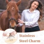 NatuBeau Gifts for Dog Lovers, Dog Mom Gifts for Women, Natural Stone Dog Mom Bracelets with Gift Card, Horse Gifts Hummingbird Gifts Flamingo Gifts for Women Mothers Day Christmas - Image 4