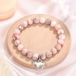 NatuBeau Gifts for Dog Lovers, Dog Mom Gifts for Women, Natural Stone Dog Mom Bracelets with Gift Card, Horse Gifts Hummingbird Gifts Flamingo Gifts for Women Mothers Day Christmas - Image 6