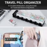 Restree Weekly Pill Organizer, 14 Compartments Portable Pill Box, 2 Times per Day AM/PM Medication Organizer, Moisture-Proof Travel Pill Case for Vitamin, Medicine, Fish Oil/Supplements (White) - Image 8