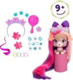 VIP Pets - Spring Vibes Series - Includes 1 VIP Pets Doll, 9 Surprises, 6 Accessories for Hair Styling | Girls & Kids Age 3+ - Image 3