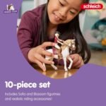 Schleich Horse Club — Sofia and Blossom 10 Piece Horse Club Play Set with Rider and Andalusian Mare, Horse Toys for Girls and Boys Ages 5-12 - Image 4