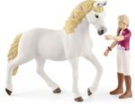 Schleich Horse Club — Sofia and Blossom 10 Piece Horse Club Play Set with Rider and Andalusian Mare, Horse Toys for Girls and Boys Ages 5-12 - Image 8