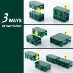 Restree Weekly Pill Organizer, 7 compartments Portable Pill Box, Moisture-Proof Travel Pill Case, Pill Storage Box for Vitamin, Medicine, Fish Oil/Supplements (Green) - Image 3