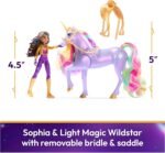Unicorn Academy, Sophia & Light Magic Wildstar with Rainbow Light-up Effects, 2 Riding Accessories, Dolls & Unicorn Toys for Girls Ages 4 and up - Image 3