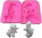 WonDerfulC Unicorn Silicone Mold 3D Horse Fondant Clay Ice Cube Mould DIY Baking Tool Cake Decoration Molds - Image 3