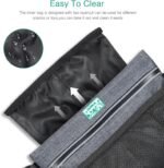 Dog Treat Pouch, Magnetic Closure Pet Training Treat Bag, with Built-in Poop Bag Dispenser, Removable Inner, Adjustable Belt, for Dog Training and Walking - Image 5